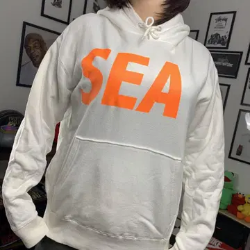 WIND AND SEA 로고 후디