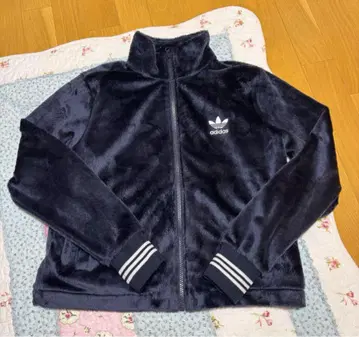 adidas 네이비 플리스 자켓 보송보송