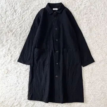 RINEN 린넨 울 원피스 겉옷 블랙 겉옷