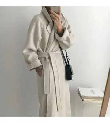 캐시미어 체스터 코트 여성용 S 사이즈