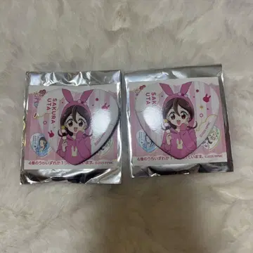 하트 캔뱃지 T 조이 사쿠라 우타 큐어 아이돌