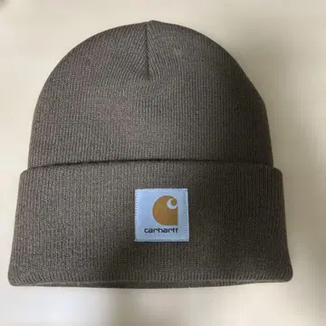 Carhartt 칼하트 니트 모자 비니 브라운