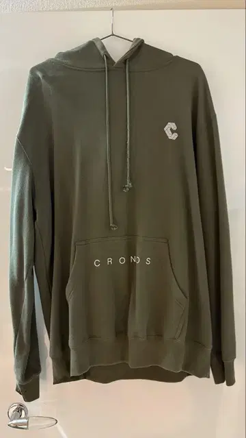 CRONS 올리브 그린 후드티