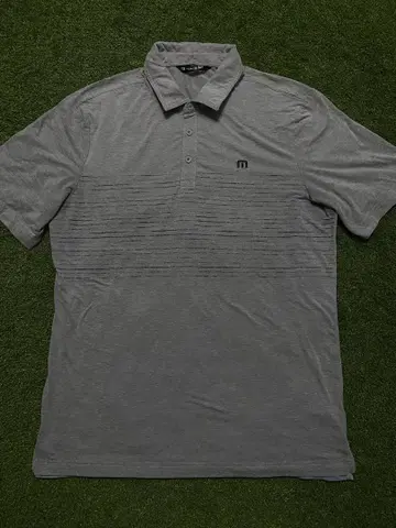 트래비스매튜 TravisMathew 골프 그레이 피케 셔츠 M