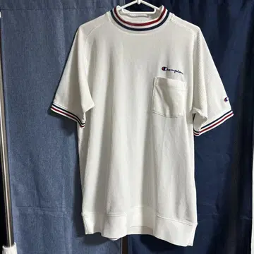 Champion 메쉬 T셔츠 화이트