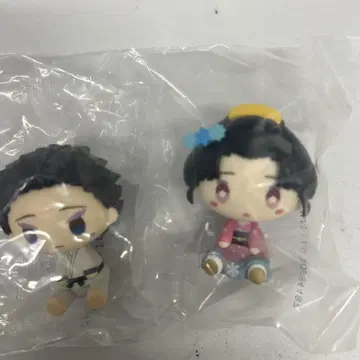 기모노 미니 피규어 2체 세트