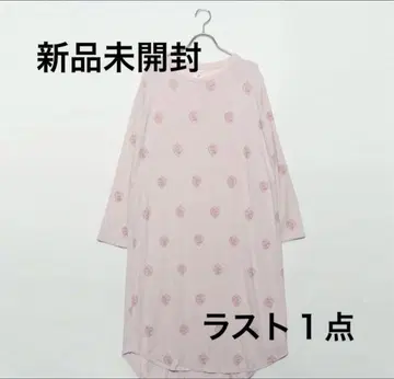 새상품 젤라또피케 스트로베리 패턴 드레스 원피스 룸웨어