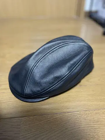 헌팅모 가죽 블랙 [남성용]