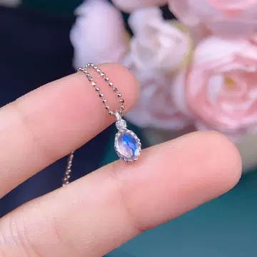 천연 블루문스톤 펜던트