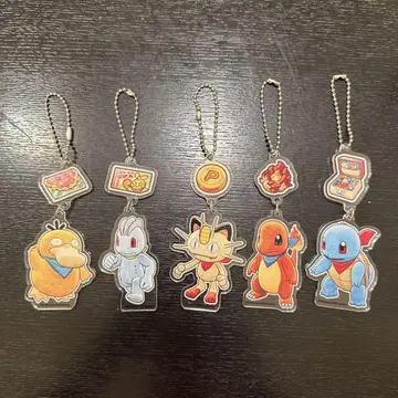 포켓몬 아크릴 키링 5개 세트
