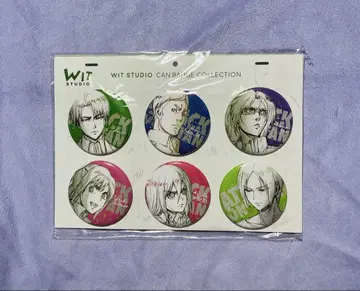 WIT STUDIO 캔뱃지 컬렉션 진격의 거인 Season 2 세트 B