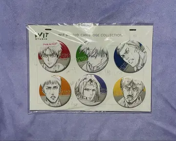 WIT STUDIO 캔뱃지 컬렉션 진격의 거인 Season 2 세트 C