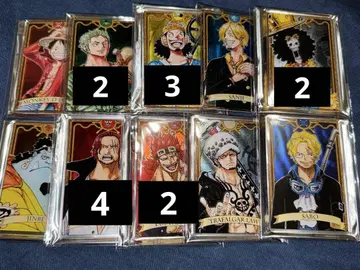 ONEPIECE 스탯 카드 18장