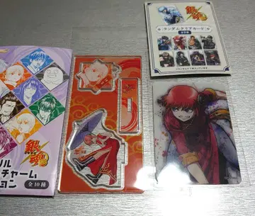 은혼 카구라 아크릴 피규어&참, 클리어 카드