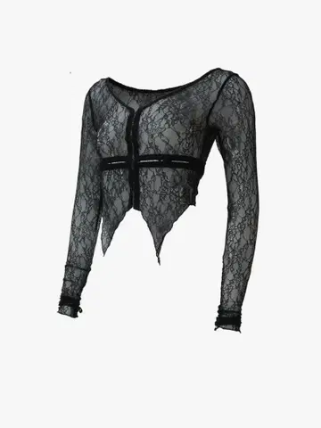 theredthread S split lace tops