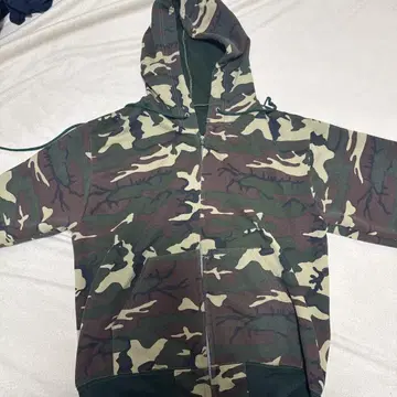 80s 써멀 지퍼 후드티 짧은 기장 made in usa