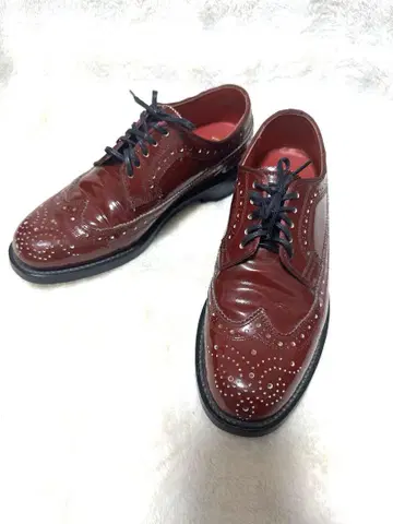 REGAL Shoe & Co. 빨간색 가죽 드레스 신발 22cm