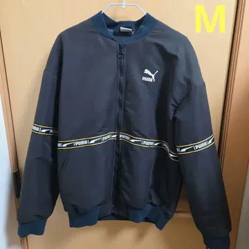 푸마 충전솜 블루종 일본 사이즈 M 상당 블랙