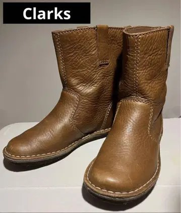 Clarks/각인 로고 포함/천연 가죽/클락스/페코스 부츠