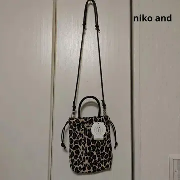 niko and 오리지널 복조리 2WAY 숄더 레오파드