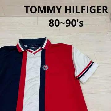 TOMMY HILFIGER 80~90's 플래그 택 게임 셔츠