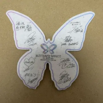 FANTASTICS 메시지 카드 나비 낙하물