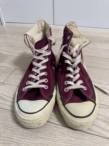 80s CONVERSE 올스타 버건디 7하프 26cm