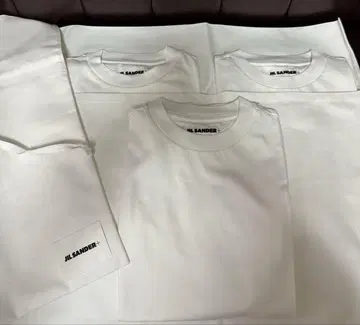 새상품 JIL SANDER 질 샌더 화이트 T셔츠