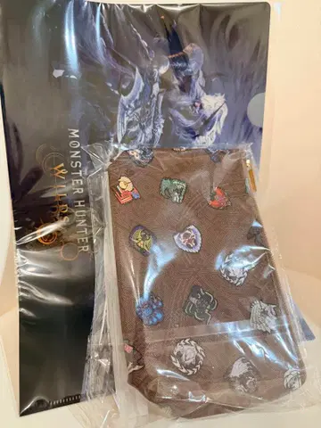 TGS2025 몬스터 헌터 와일즈 시유자 한정판 파우치 & 클리어 파일