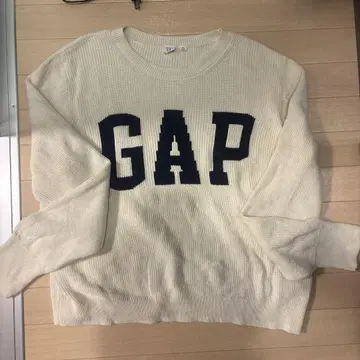 GAP 로고 인터샤 스웨터 XL