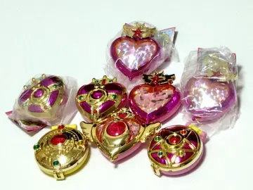 세일러문 변신 컴팩트 거울 컴플리트 전 5종 + 미개봉 3개