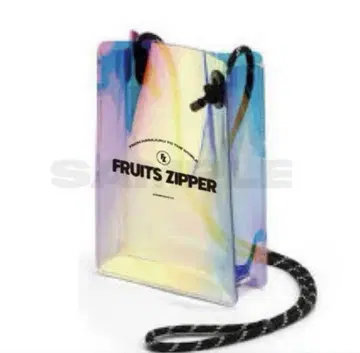 FRUITS ZIPPER 클리어 사코슈
