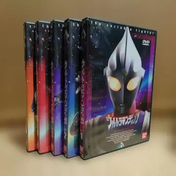 DVD 울트라맨 티가 Vol.1~5 5장 세트