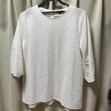 [새상품급] 7부 소매 블라우스 화이트 M 사이즈