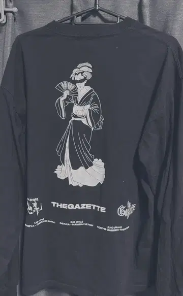 the GazettE LONG SLEEVE TEE / BLACK