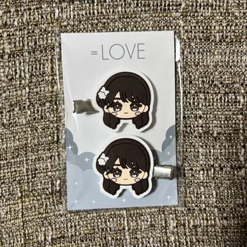 =LOVE 이코러브 8주년 사사키 마이카 보석 의상 앞머리 클립