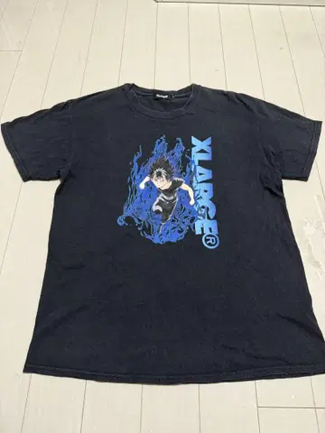 XLARGE 유유백서 히에이 T셔츠 블랙