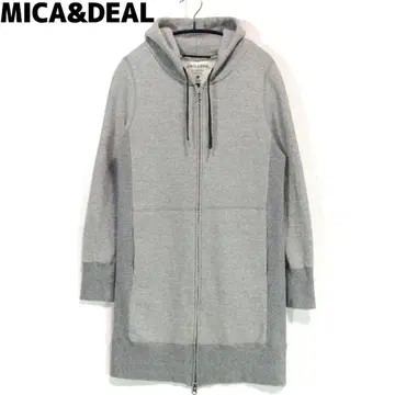 MICA&DEAL 롱 후드티 집업 롱 기장 마이카앤딜