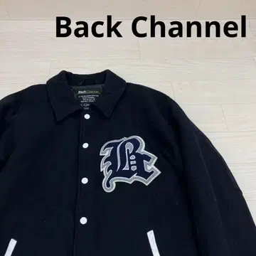 Back Channel 백 채널 울 바시티 자켓
