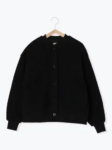 리버서블 보아 자켓 블랙/브라운