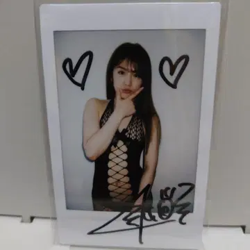 카네야마 무츠 친필 사인 폴라로이드
