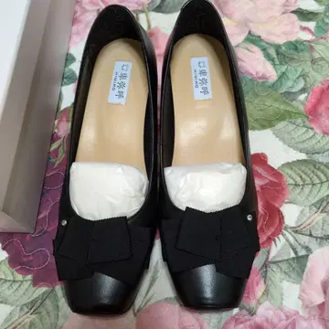 히미코 블랙 펌프스 24cm