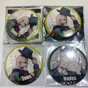 종말의 발키리 제우스 하데스 캔뱃지 오프샷 컬렉션