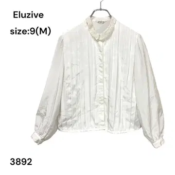 Eluzive 블라우스 셔츠 상의 긴팔 M 여성용 폴리에스테르