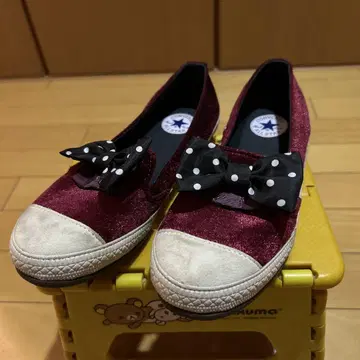 컨버스 올스타 리본 빨간색