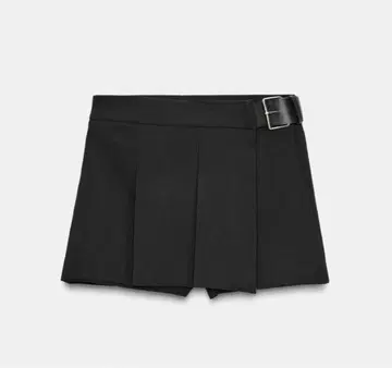 zara 플리츠 벨트 포함 큐롯 스커트