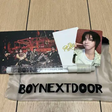BOYNEXTDOOR 사전 녹화 응원봉 선호 트레이딩 카드
