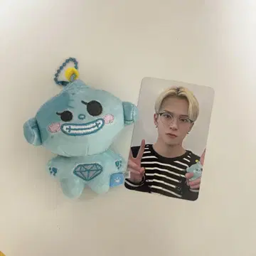 funny treasure ddahi 봉제 인형 키링 트레이딩 카드