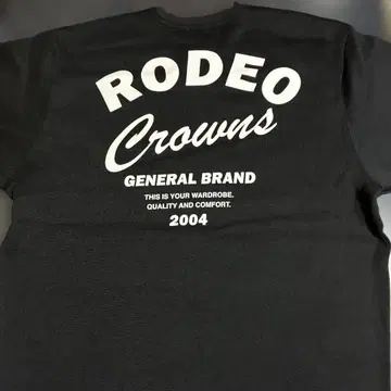 RODEO CROWNS 백 프린트 속기모 무릎 기장 원피스