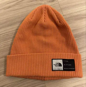 THE NORTH FACE 액티브 썸머 비니 니트 모자 오렌지